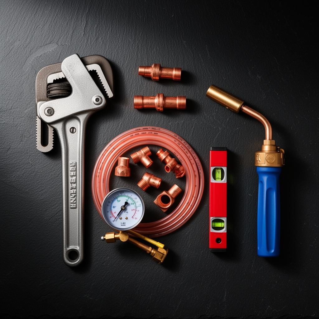 Outils de plomberie professionnels